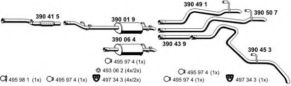 ERNST 040462 Exhaust System